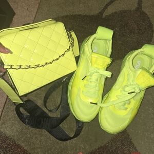 Fila Neon Yellow Sneakers Women 9.5